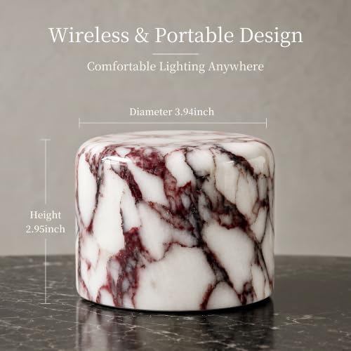 AOPO Natural Marble Cordless Table Lamp