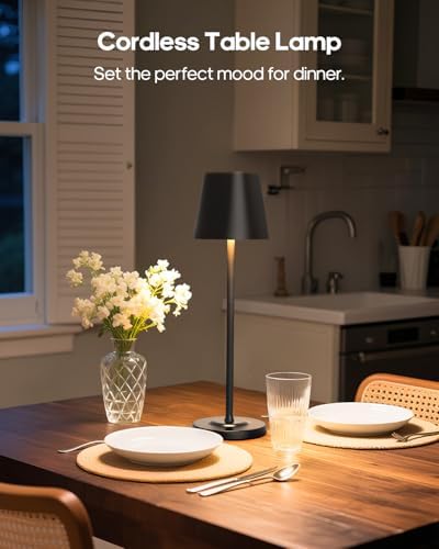 GOODEA LED Adjustable Table Lamp, 5500mAh Rechargeable