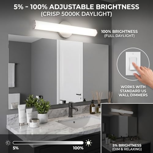 OOWOLF LED Bathroom Vanity Light