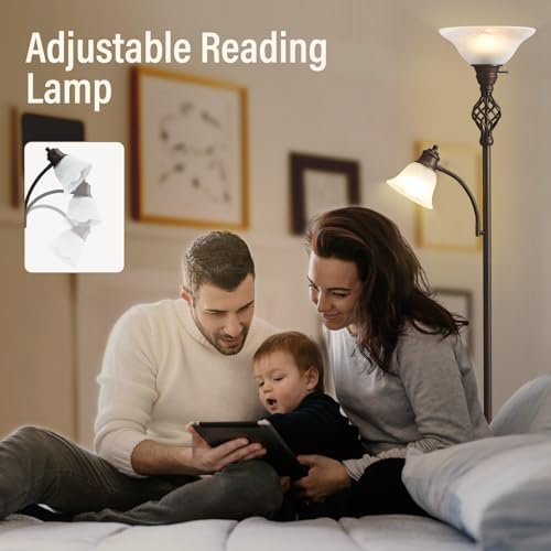 GyroVu LED Torchiere Floor Lamp