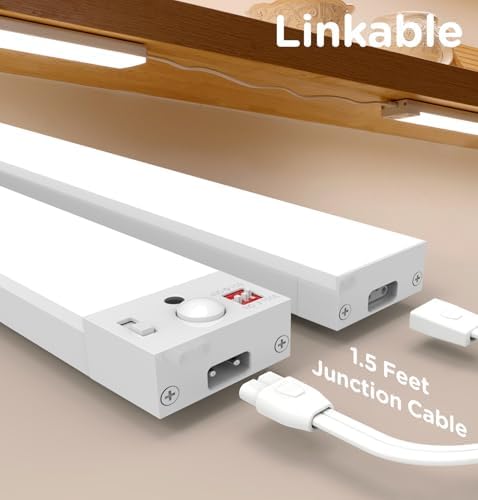 12 Inch White Plug-In Under Cabinet Lights, 1 Pack