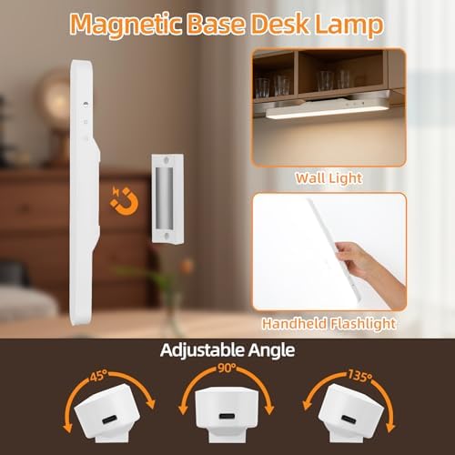 ShineTech Rechargeable Magnetic Clip-on Desk Lamp