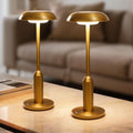 2 Pack Gold Rechargeable Cordless Table Lamps