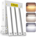 DAYBETTER 12inch Under Cabinet Lights, 4 Pack Motion Sensor