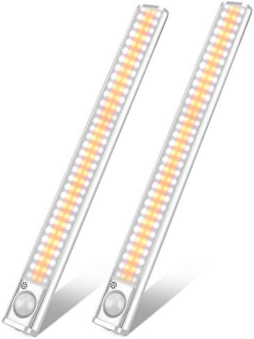 goodland 160 LED Motion Sensor Closet Lights, 2 Pack