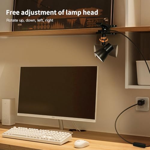 LUJOLUMIN Clip Lamp, 5W, 3 Color Temperature Options