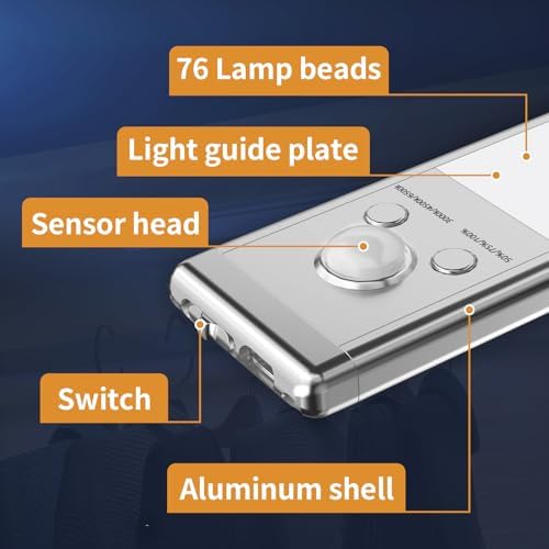 Soul Link 6-Pack 9.5" Motion Sensor Under Cabinet Lights