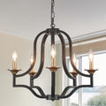 Black and Gold Chandelier Light Fixture