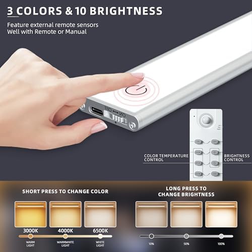 276 LED Under Cabinet Lights, 3 Pack 31.5 Inch