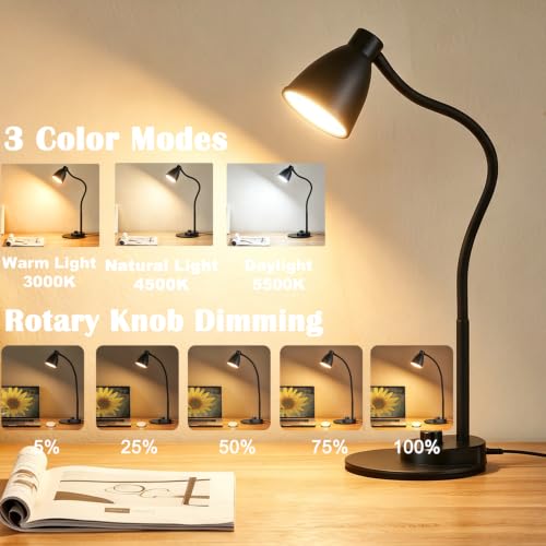 BOHON 900-Lumen Dimmable USB Desk Lamp — Black - view 2