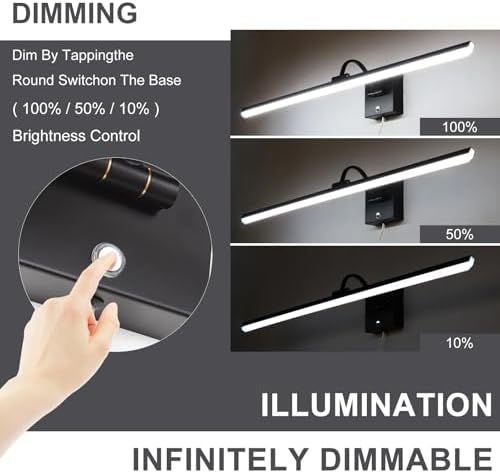 35" Plug-in Bathroom Vanity Light