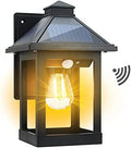 CYHKEE Solar Motion Sensor Wall Lanterns