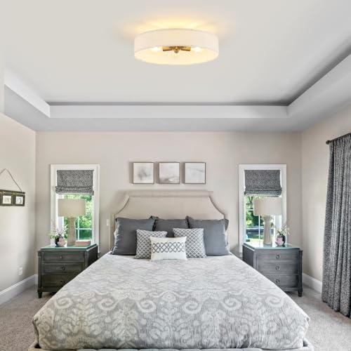 VILUXY 24" 5-Light Semi-Flush Mount Ceiling Light