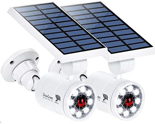 Solar Motion Sensor Light Outdoor Waterproof of 2, Solar Motion Lights