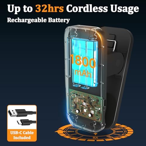 Rechargeable LED Clip Reading Light