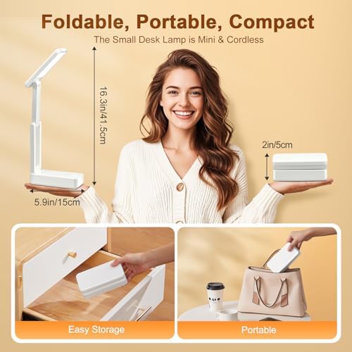 6000mAh Rechargeable Table Lamp with 3 Colors