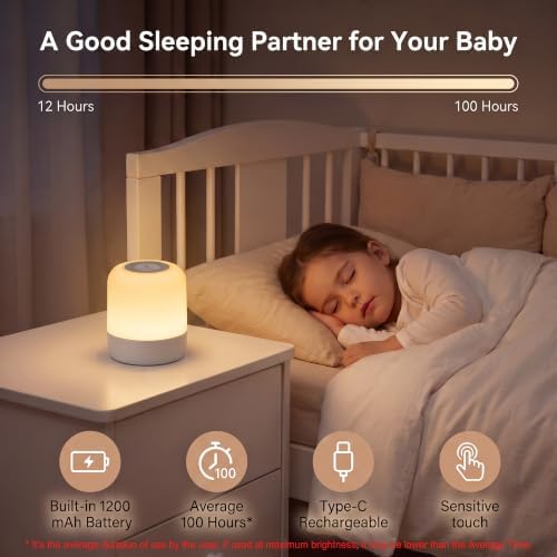Baby Night Light, 3 Colors, Small Size