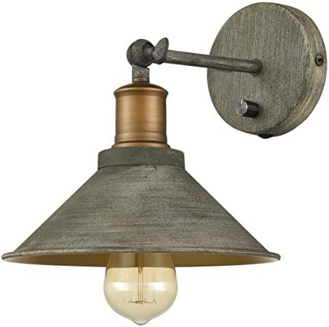 Vintage Industrial Swing Arm Plug-in Wall Sconces, Set of 2