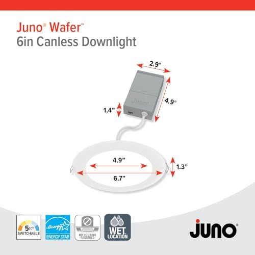 Juno 24-Pack 6 Inch Round LED Recessed Downlight