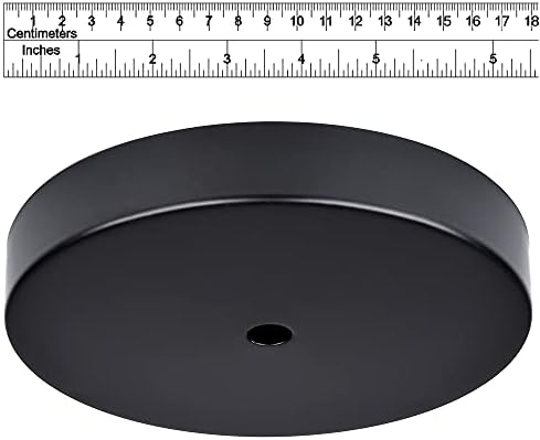 Arturesthome 7" Black Ceiling Canopy Kit