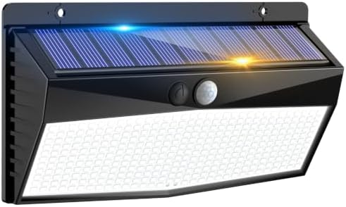 Peasur 368 LED Solar Motion Sensor Lights