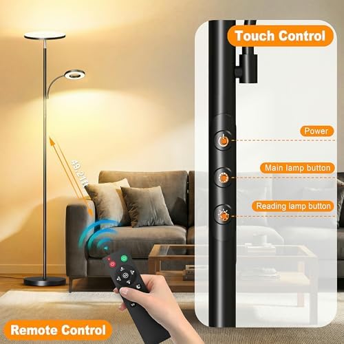 marctronic 42W 4000LM Dimmable LED Floor Lamp