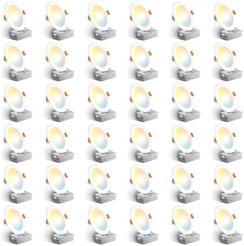 Amico 36 Pack 6 Inch Canless LED Recessed Downlight
