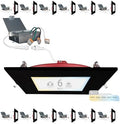 NUWATT 12 Pack 6 Inch LED Wafer Lights