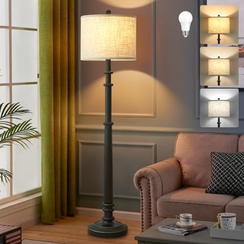 EJIAXIN 60" Floor Lamp with Adjustable Color Temperatures