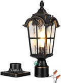 EDISHINE Dusk to Dawn Outdoor Post Light