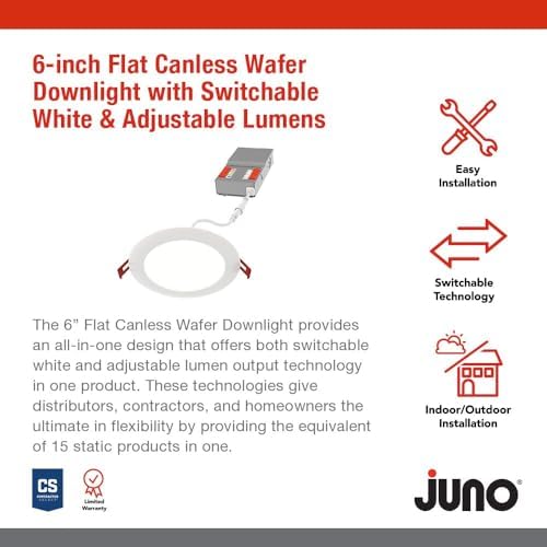 Juno WF6 ALO20 Canless LED Wafer Downlight