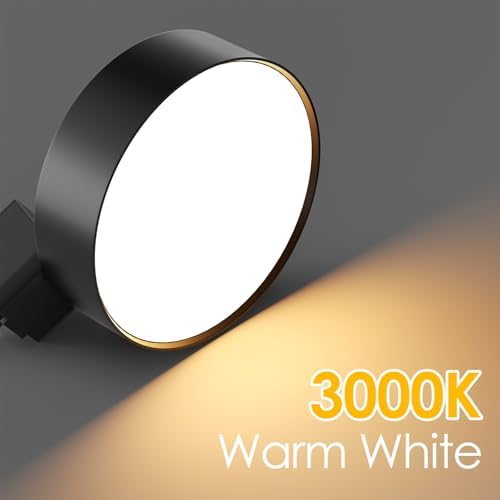 Diffuse LED Track Lighting Heads, 12W, 6 Pack