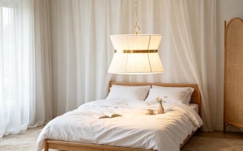 18'' 3-Light Boho Rattan Pendant Light
