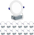 Meconard 12 Pack 6 Inch Canless LED Recessed Lighting