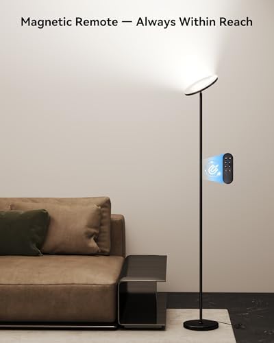 JOOFO LED Floor Lamp with Compact Remote