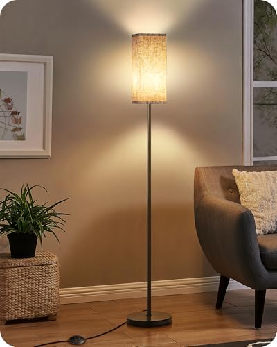 64.2" Dimmable Floor Lamp with Remote and Foot Switch