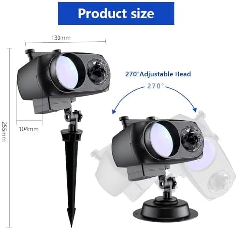 NUÜR Christmas Projector Lights Outdoor