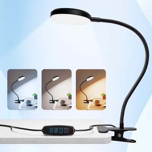 HLXS-111 10W Clamp Desk Lamp with USB Port