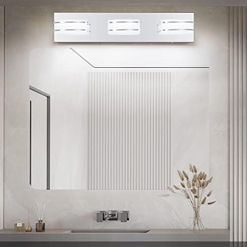 GOODATE Chrome 3-Light LED Vanity Light