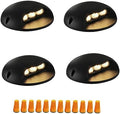 3W 3000K Line Voltage LED Outdoor Deck Step Lights, 4-Pack