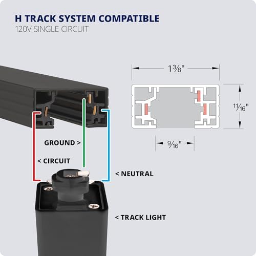 WAC Lighting Charge 8010 LED Track Heads, 6-Pack White