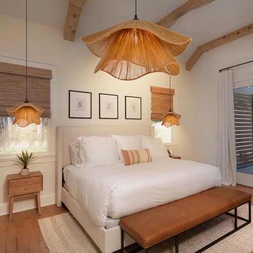 Arturesthome Coastal Woven Rope Pendant Light