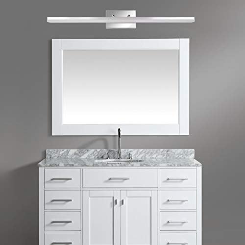 mirrea 36in Chromed LED Vanity Light, Warm White 3000K