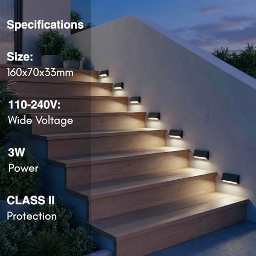 ZONK LED Step Lights, 4000K, 1-Pack