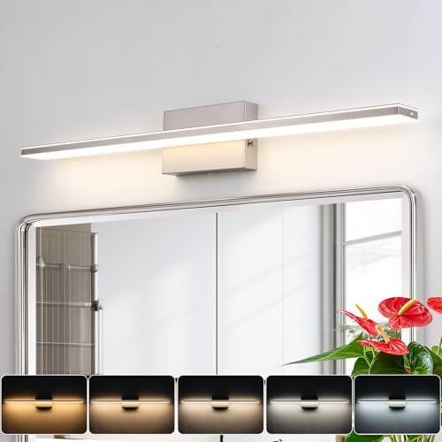 31.5 inch Brushed Nickel LED Bathroom Vanity Light