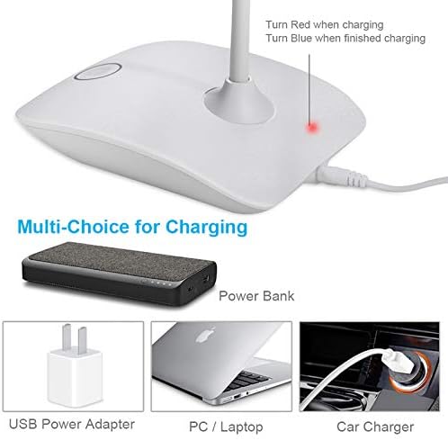 DEEPLITE Rechargeable LED Desk Lamp, Cordless