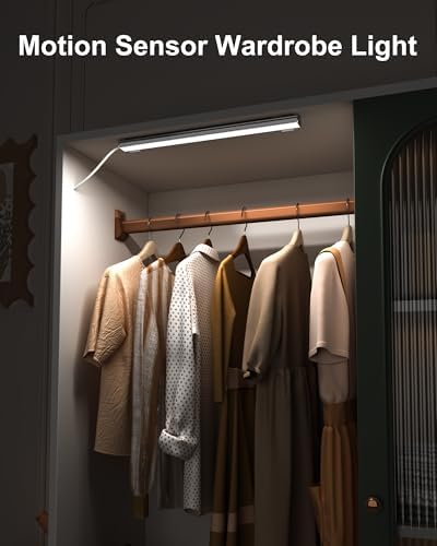ASOKO Motion Sensor Dimmable LED Under Cabinet Light, 12"