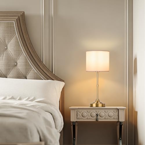 HAPYGI Portable Cordless Table Lamp, 5200mAh, Antique Brass