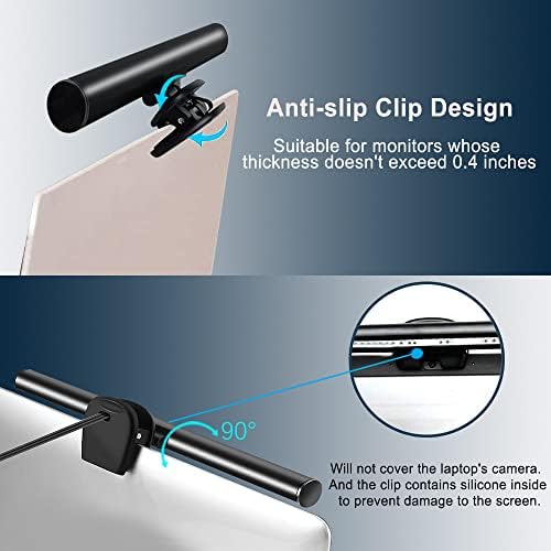 skybess USB Monitor Lamp Bar for Laptop, Adjustable Brightness