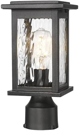 Emliviar 1803EW1-P BK-WP Black Outdoor Post Light